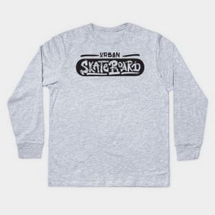 Urban skateboard Kids Long Sleeve T-Shirt